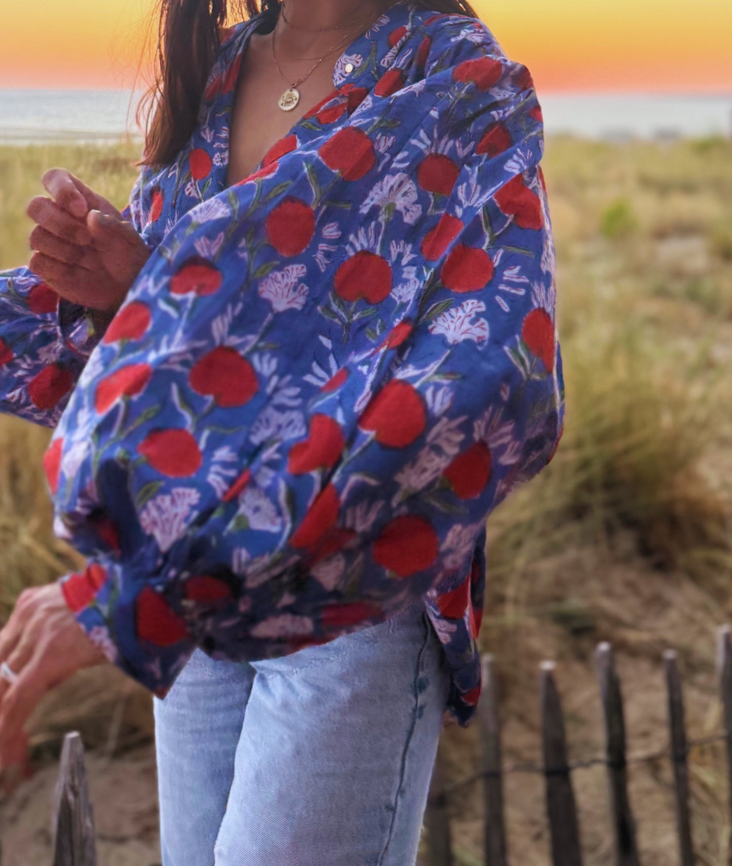Chemise Mélanie - Chemise coupe loose et manches bouffantes