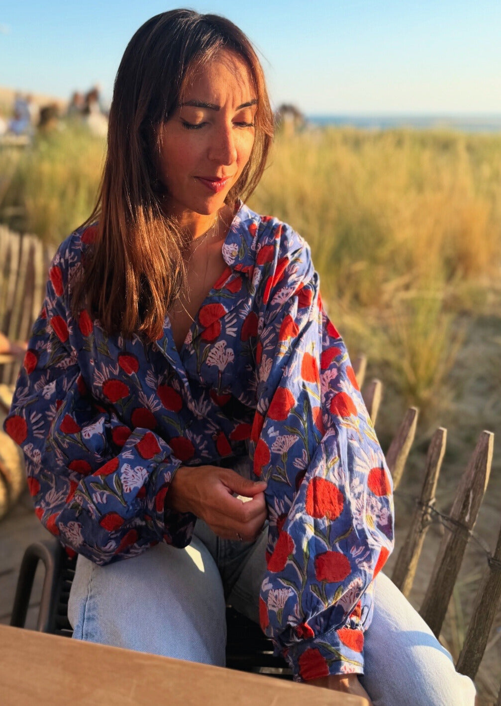 Chemise Mélanie - Chemise coupe loose et manches bouffantes