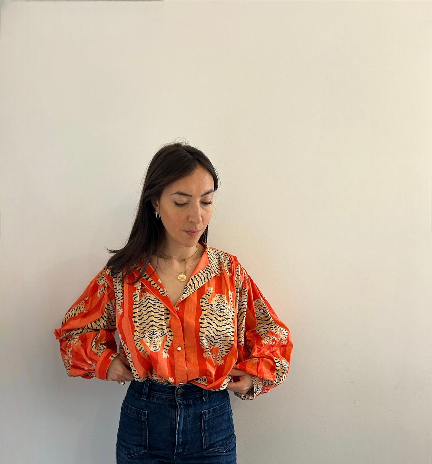 Chemise Mélanie - Chemise coupe loose et manches bouffantes